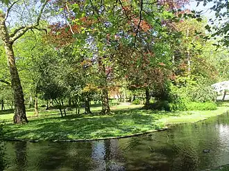 Zicht op het stadspark Lier anno 2020