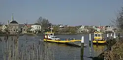 Pont aan de Hollandse IJssel van Gouderak naar Moordrecht