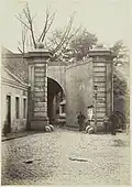 Stadszijde poort (Th. Weijnen, april 1869)