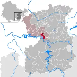 Kaart van Ziegenrück