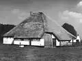 Stolpboerderij De Witte Engel, enkele stolp en riet gedekt