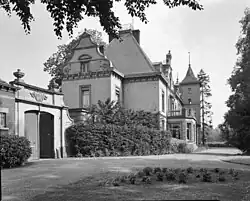 Poort en noordgevel, 1962