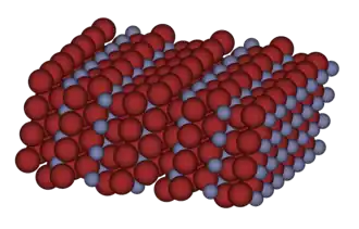 Kristalstructuur van zinkbromide
