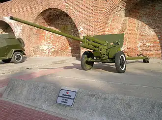 ZiS-2 in het kremlin van Nizjni Novgorod (Rusland)