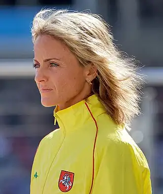 Živilė Balčiūnaitė in 2010.