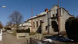 Gebouw van de sportvereniging