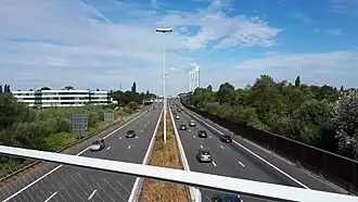 Zicht vanop Zoé Borluutbrug