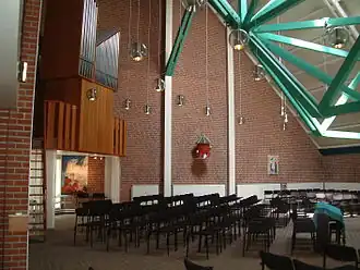 Het orgel en interieur