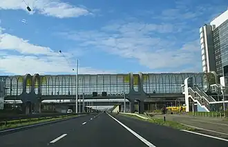 De brug over de A12 in 2005