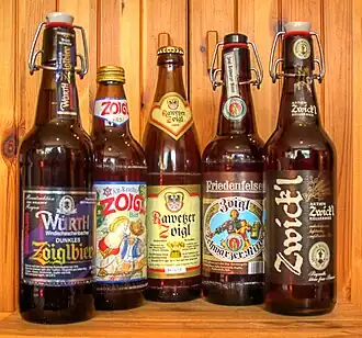 Een aantal Zoiglbieren