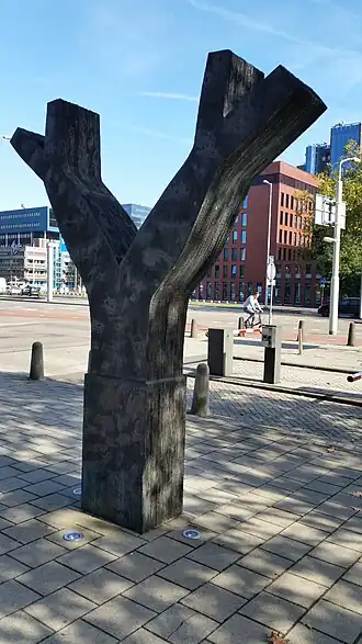 Zonder titel (oktober 2018) Op de achtergrond Vumc