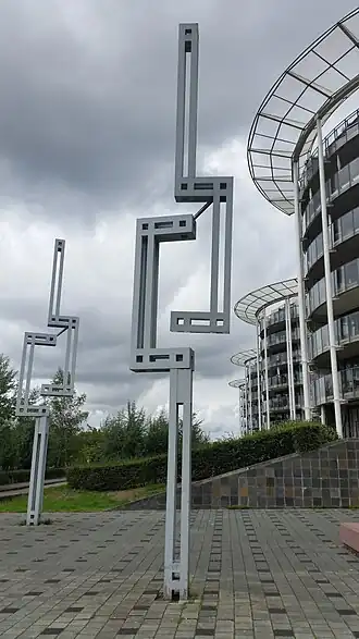 1985 - Zonder titel, Amstelboulevard, Amsterdam-Oost