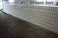 'Zottegem Blues' in de reizigerstunnel onder het station van Zottegem