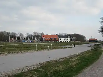 Zicht op Jabikswoude in aanbouw in 2012