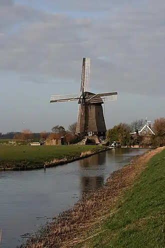 Poldermolen K met omgeving (2009)