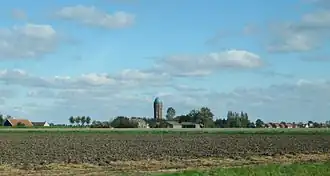 Landschap en bebouwing van Zuidzijde