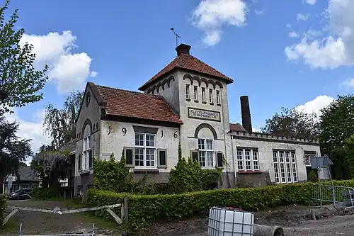 De zuivelfabriek 'Sint-Pancratius' te Hoogeloon uit 1916.