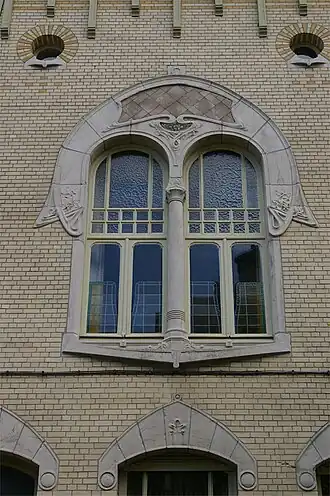 De Morgenster (1904), Cogels-Osylei 55 in Zurenborg (Antwerpen) is een typisch art-nouveauontwerp.