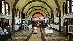 Interieur tijdens een tentoonstelling