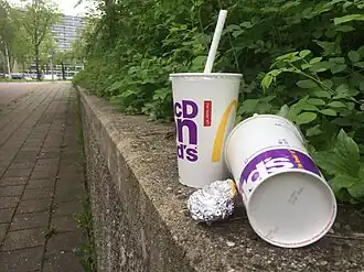 Foto van milieuvervuiling