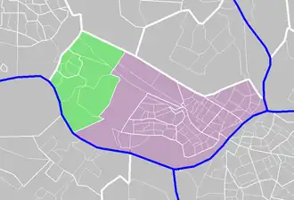 Kaart van Heerjansdam