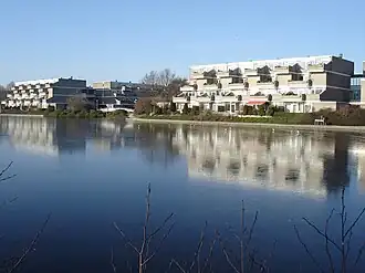 De Dobbe(plas) onderdeel van het park.