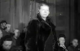 Alice Orlowski tijdens haar proces in 1947