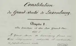 Luxemburgse Grondwet