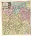 Kaart van delen van Luxemburg, Frankrijk en Duitsland. Uitgegeven door Cornelis Danckerts II.