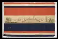 Vlag door F.H. Pijnappels, ca. 1850. Collectie Maritiem Museum Rotterdam