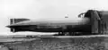 Zeppelin bij de hal