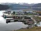 De haven van Norris Point en het Bonne Bay Marine Station