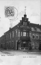 Prentkaartbrief van herberg "De Kroon" omstreeks 1900