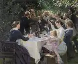 Hiep! Hiep! Hoera! P.S. Krøyer, 1888