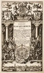 Cornelis Cau, Simon van Leeuwen e.a.: Groot placaet boeck, 1664