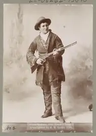 Calamity Jane, verkenner van General Crook (ca. 1895), H.R. Locke, Library of Congress