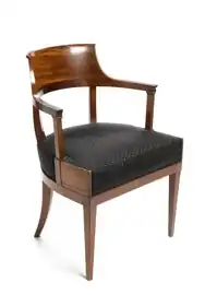 Stoel van mahonie, circa 1820