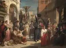 Processie van Goede Vrijdag in Sevilla (1885), KMSKA