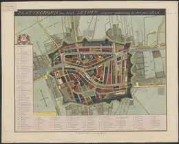 Plattegrond door Van der Paauw