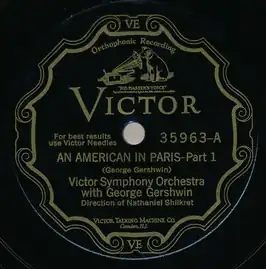 Eerste uitgave van An American in Paris