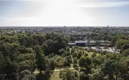 Het Nieuwe Plantsoen gezien vanaf de watertoren