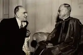 Augusto da Silva (rechts) met de Braziliaanse president Getúlio Vargas