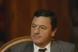 Edouard Delalay in de Kantonsraad, 1987.
