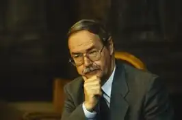 Luregn Mathias Cavelty in de Kantonsraad, 1992.