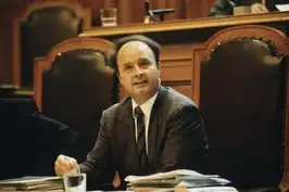 Niklaus Küchler in de Kantonsraad, 1986.