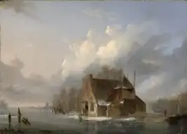 Hendrik Manfried Haus, olieverf op paneel (21 × 28 cm), privécollectie (1841)