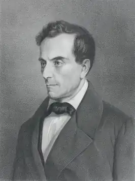 Josef Munzinger in de jaren 1850.